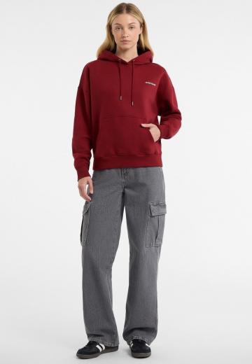 Пуловер с капюшоном