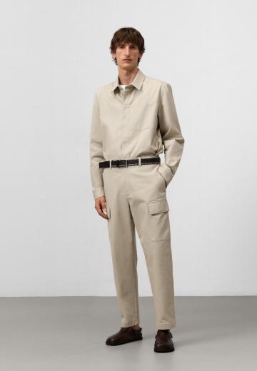 Брюки с накладными карманами