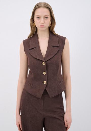 Джинсовая жилетка