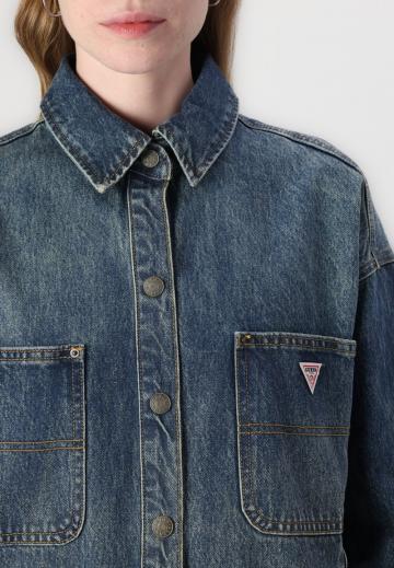 Джинсовая блузка