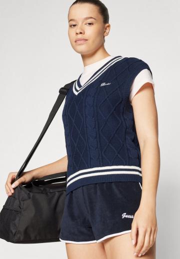 Пуловер с коротким рукавом