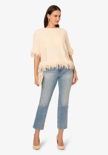 Пуловер с коротким рукавом