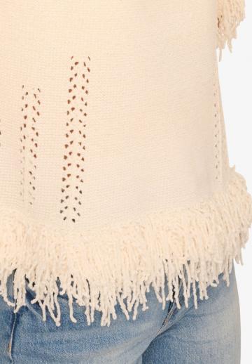 Пуловер с коротким рукавом