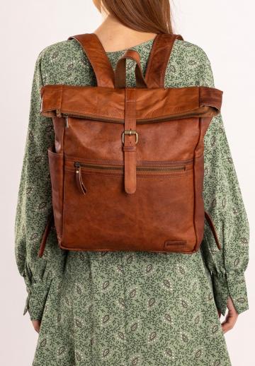 Кожаный рюкзак