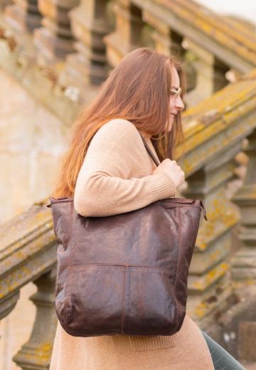 Кожаная сумка