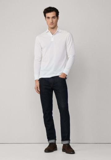 Поло с длинным рукавом