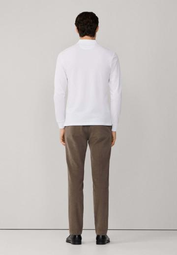 Поло с длинным рукавом