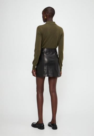 Кожаная юбка