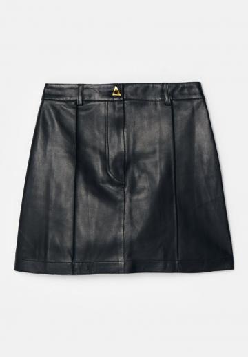 Кожаная юбка