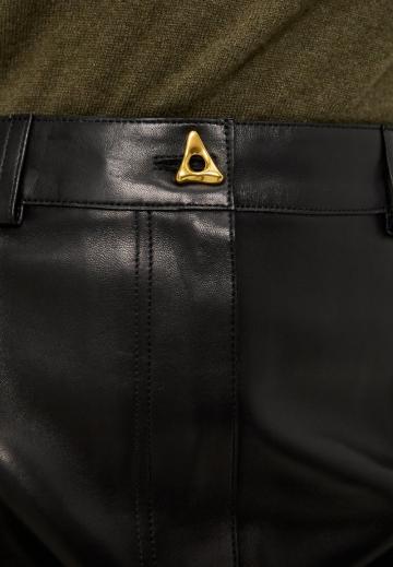 Кожаная юбка