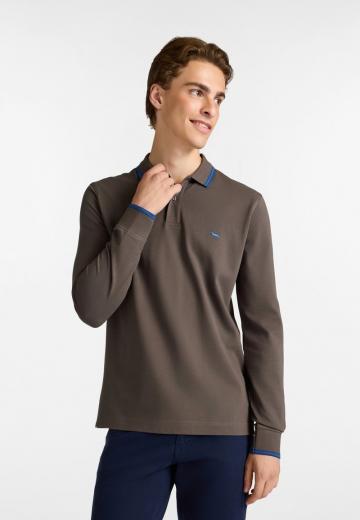 Поло с длинным рукавом