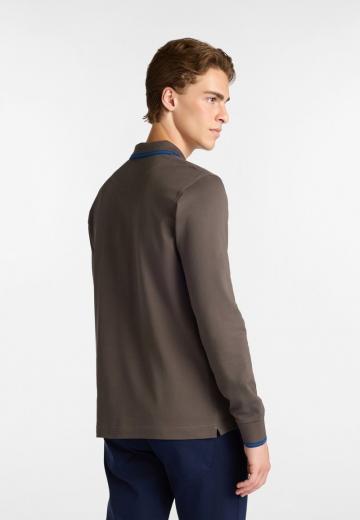 Поло с длинным рукавом