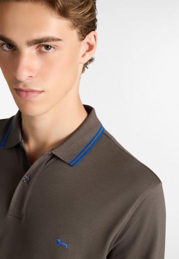 Поло с длинным рукавом