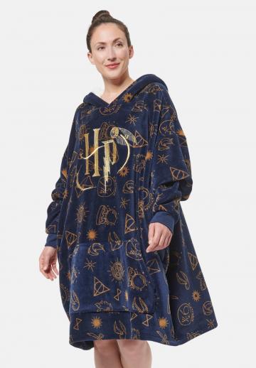 Пуловер с капюшоном