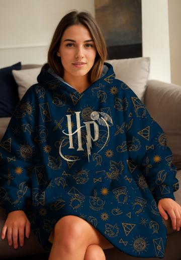 Пуловер с капюшоном