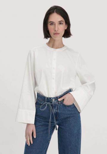 Атласная блузка