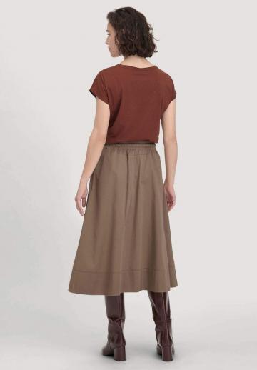 Юбка с накладными карманами