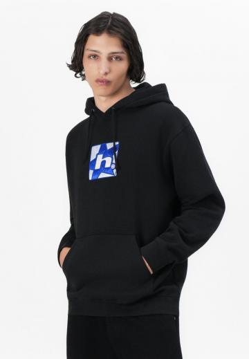 Пуловер с капюшоном