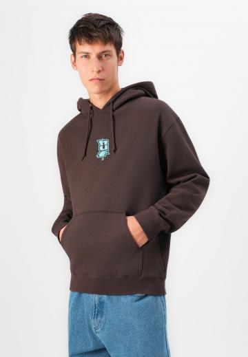 Пуловер с капюшоном