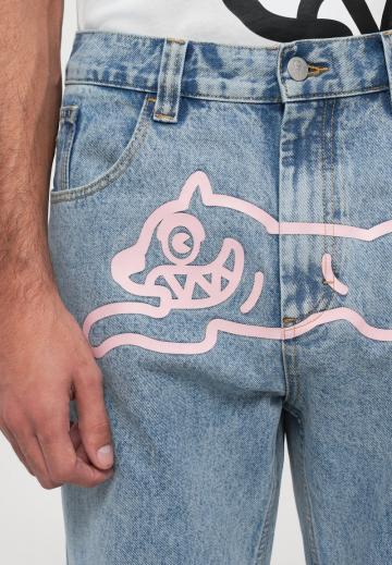 Прямые джинсы