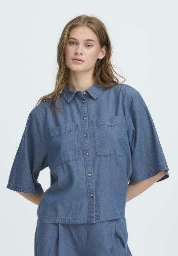 Джинсовая блузка