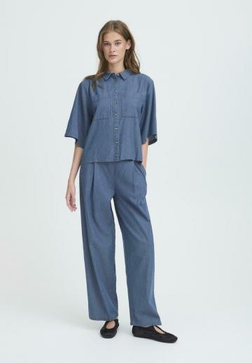 Джинсовая блузка