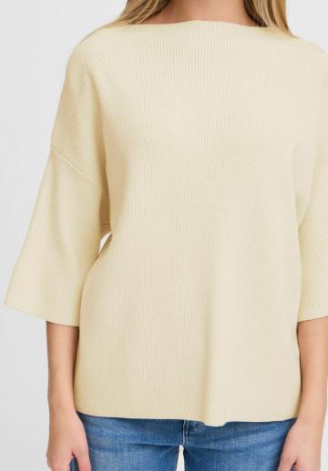 Пуловер с рукавом три четверти