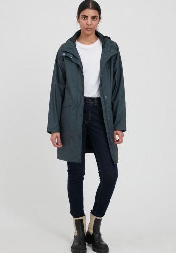 Пальто из искусственной кожи