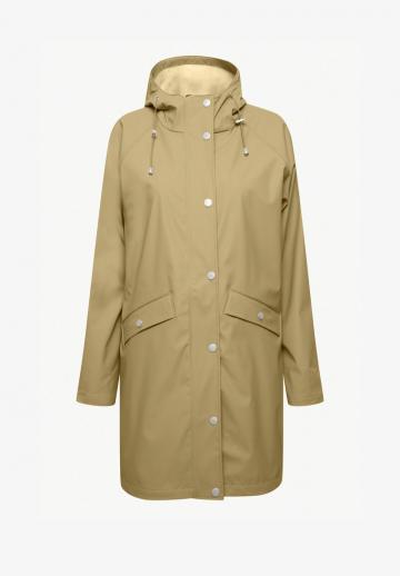 Пальто из искусственной кожи