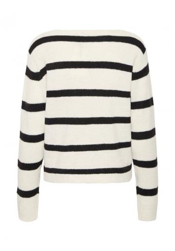Пуловер в полоску