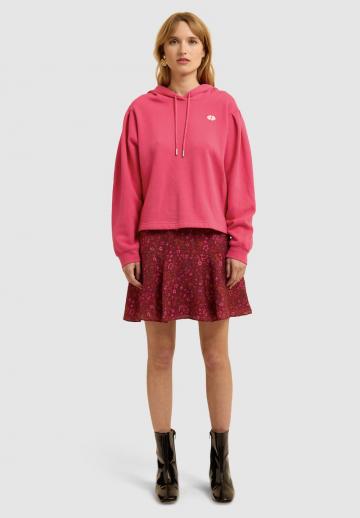 Пуловер с капюшоном