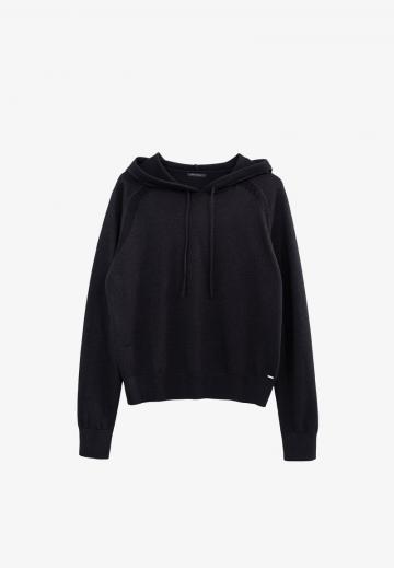 Пуловер с капюшоном