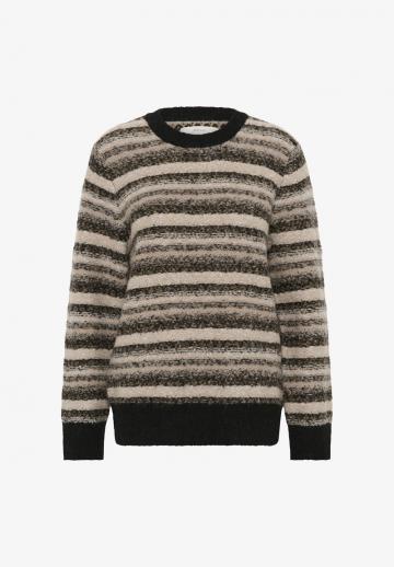 Пуловер в полоску