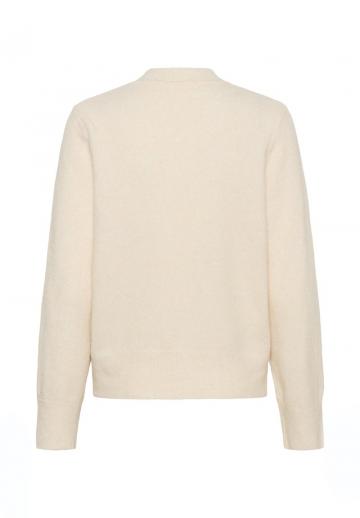 Пуловер с вырезом V