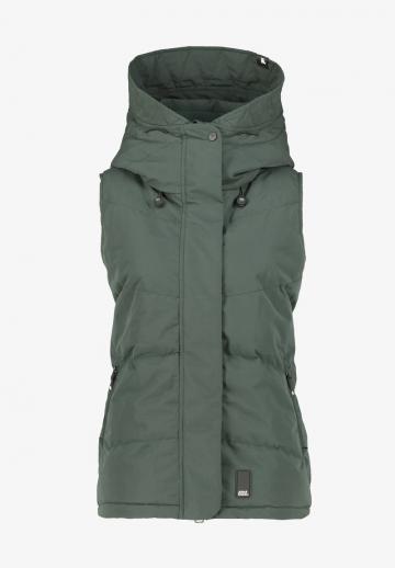 Длинный жилет