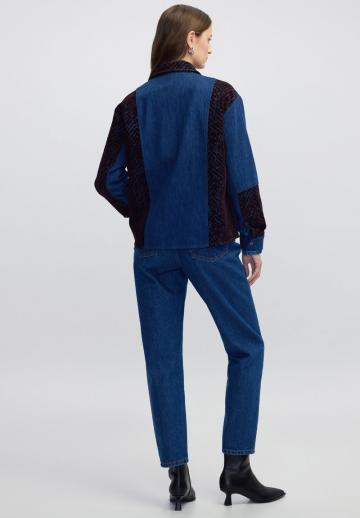 Джинсовая блузка