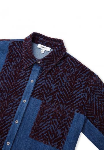 Джинсовая блузка