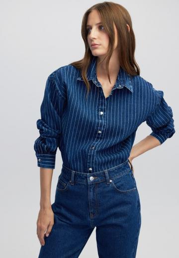 Джинсовая блузка