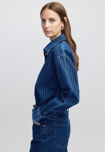 Джинсовая блузка