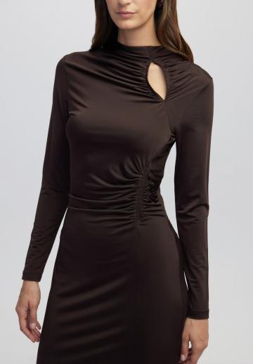 Вязаное платье