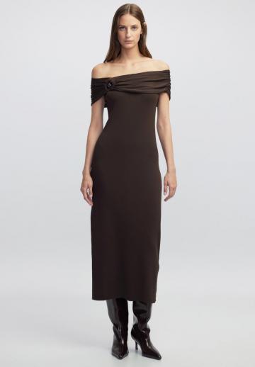 Вязаное платье