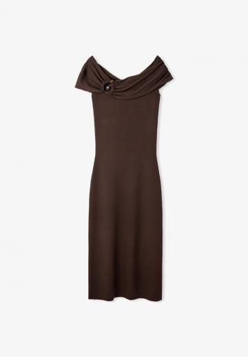 Вязаное платье