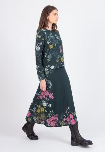 Жаккардовая вязаная кофта