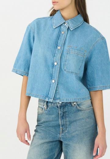 Джинсовая блузка