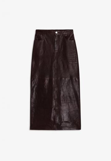 Кожаная юбка