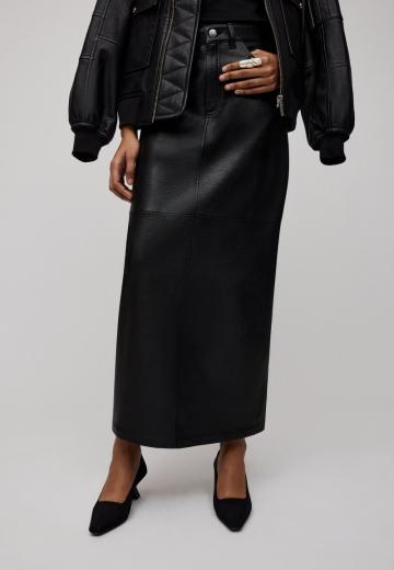 Кожаная юбка