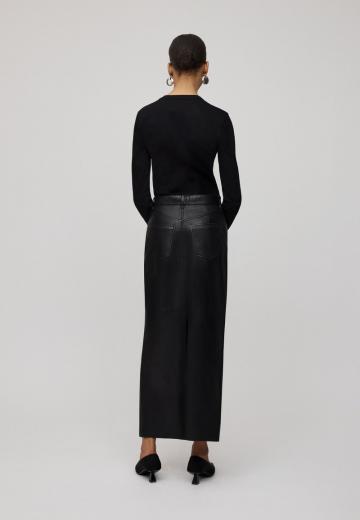 Кожаная юбка