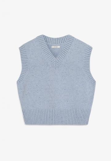 Пуловер без рукавов