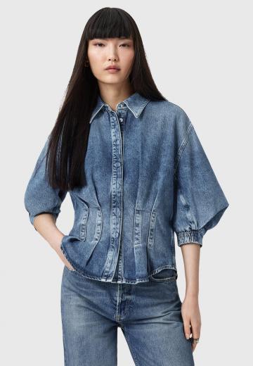 Джинсовая блузка