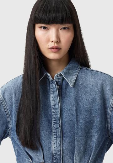 Джинсовая блузка